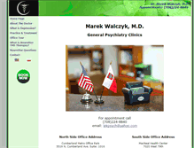 Tablet Screenshot of drwalczyk.com